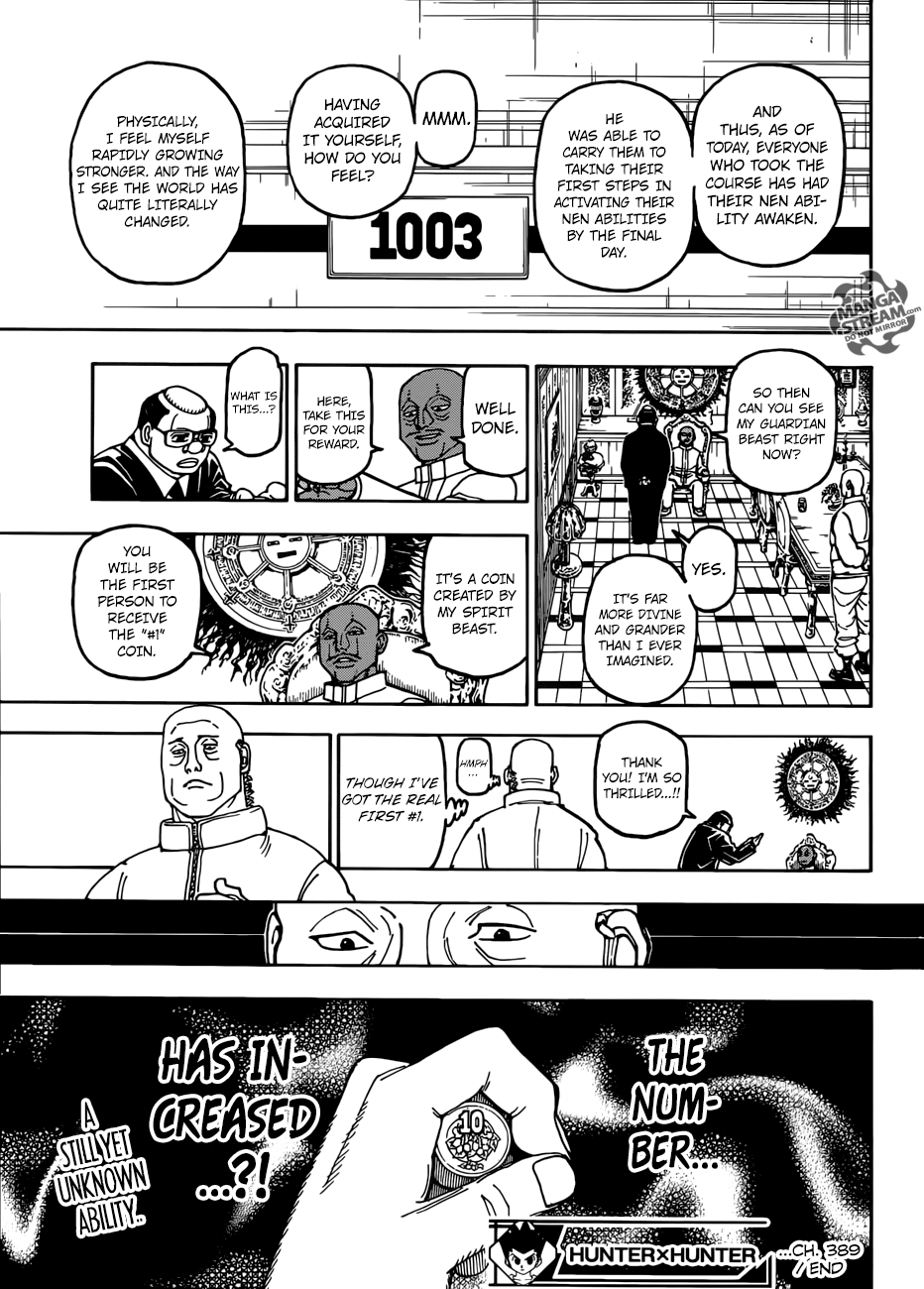 Hunter x Hunter Chapter 389 20